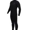 Mens sustainable black wetsuit - Elliptio - side | Mahulu Sustainable Kitesurfing Wetsuits 120