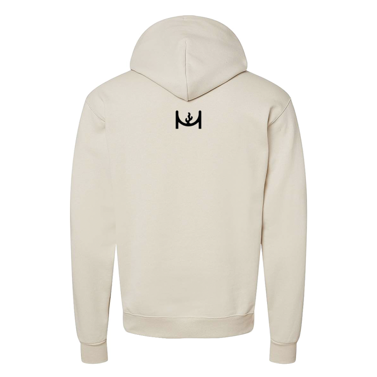 Hoodie Back Sand